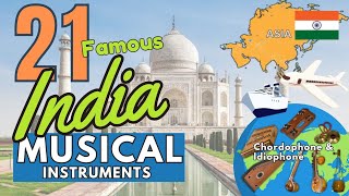 PART2  21 FAMOUS INDIA MUSICAL INSTRUMENTS WITH NAMES AND PICTURES  CHORDOPHONE amp IDIOPHONE [upl. by Jc234]