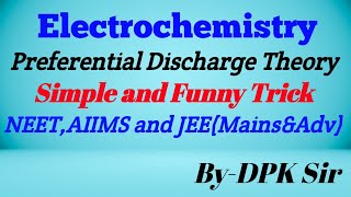 ElectrochemistryPreferential Discharge Theory [upl. by Lrak]