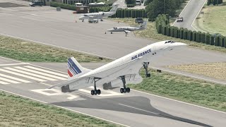 The Smoothest CONCORDE Landing Ever  HARDEST Plane To Land [upl. by Nur]