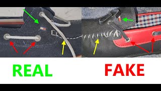 Tommy Hilfiger shoes real vs fake review How to spot fake Tommy Hilfiger loafers [upl. by Assirral154]