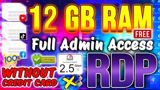 Get Free Windows RDP For Lifetime  How to Create RDP  Free Admin Rdp  cloud rdp  rdp cal [upl. by Cherise]