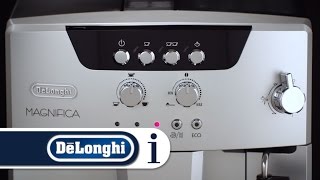 How to find out what the alarm lights mean on your DeLonghi ESAM 04110S or ESAM 04110B [upl. by Ellekim3]