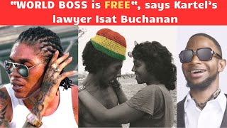 quotWorld Boss is FREEquot says Kartels lawyer Isat Buchanan  Bob Marleys Ex to unveil Rare Photos [upl. by Eixid]