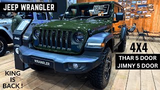 2023 Jeep Wrangler Rubicon 5 Door  India’s Best 4X4 OffRoad SUV  Thar 5 Door and Jimny 5 Door 4X4 [upl. by Htebharas]