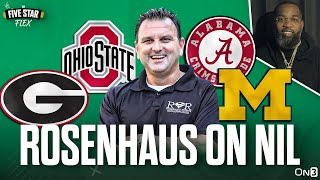 Super Agent Drew Rosenhaus on Alabama Ohio State Georgia Michigan and more The future of NIL [upl. by Gorges308]