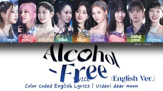 TWICE  AlcoholFree English Version Color coded English lyrics [upl. by Yatnuahs965]