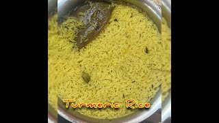 Indian Turmeric Rice 🍚 super easy yet healthy and delicious food [upl. by Beebe]