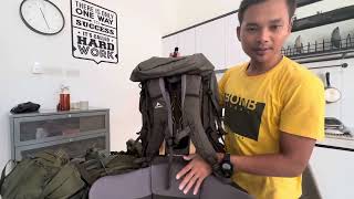 Testimoni Pakai Ecosavior 45L VS Osprey Stratos  Bambang [upl. by Alyehs]