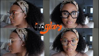 VOOGLAM GLASSES TRY ON REVIEW QUALITY TRENDY PRESCRIPTIONFASHION GLASSESSA YOUTUBER [upl. by Ambler]