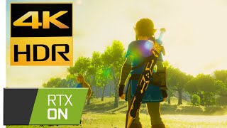 Zelda BOTW 2017 Trailer Remake 4k HDR 60FPS Ray Tracing [upl. by Wilhelmina791]