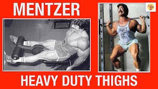 Mike Mentzer Heavy Duty Thighs  How Mike Mentzer Trained His Quads for Mass  Heavy Duty Leg Day [upl. by Coretta]