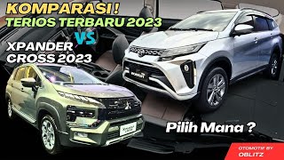 Daihatsu TERIOS 2023 Baru VS Mitsubishi XPANDER CROSS Baru 2023 Komparasi‼ Siapa Unggul ⁉ [upl. by Drawdesemaj]