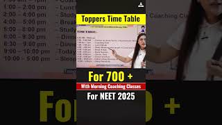 📃Morning Timetable for NEET 2025  Garima Goel [upl. by Raama]