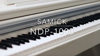 TEST Digital Piano Samick SDP3000 NDP1000 [upl. by Ettevahs]