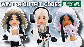 CUTE WINTER OUTFIT CODES FOR BERRY AVENUE BLOXBURG amp ALL ROBLOX GAMES THAT ALLOW CODES ❄️☕ [upl. by Orlena]