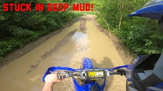 Yz125 Trail Riding and Deep Mud [upl. by Devona]