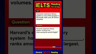 IELTS GT General Reading Fill in the Gaps [upl. by Vanya]