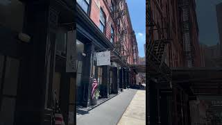 TriBeCa New York Cobblestone streets and historic architecture [upl. by Nillek]