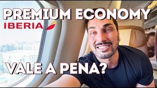 A CHOCANTE Premium Economy Iberia do Brasil a Espanha  Quanto paguei nesse UPGRADE Vale a pena [upl. by Irrek]