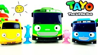 Toy buses amp Tayo trucks Toy videos [upl. by Linea183]