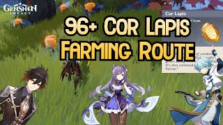 Efficient Cor Lapis Farming Routes  Genshin Impact [upl. by Bacon]