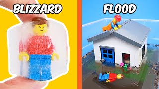 I simulated NATURAL DISASTERS in LEGO [upl. by Ahseila32]