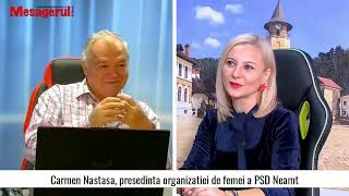 Cafeaua de dimineata 25 09 2024 Carmen Nastasă președinta Organizației de Femei a PSD Neamț [upl. by Silisav466]