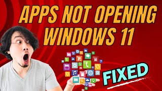 Apps Not Opening Windows 11 [upl. by Claudy]