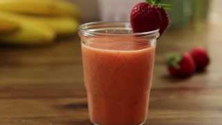 How to Make a Basic Fruit Smoothie  Smoothie Recipes  Allrecipes [upl. by Nhojleahcim]