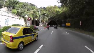 Rio Comprido a Lagoa Rodrigo de Freitas via Túnel Rebouças [upl. by Rednirah]