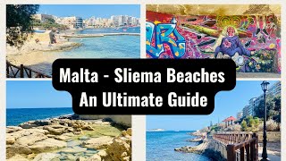 Sliema Beaches  An Ultimate Guide to Maltese City Beach Life [upl. by Utta]