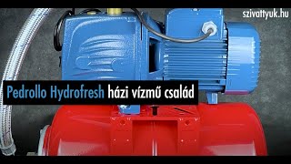 Házi vízmű bemutató  Pedrollo Hydrofresh házi vízmű család [upl. by Hervey]