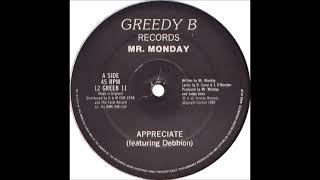 Mr Monday  Keep On Piano Groove  1989 [upl. by Averat]