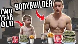 BODYBUILDER vs 2 YEAR OLD  The Ultimate Food Challenge [upl. by Spiegelman]