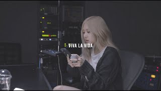 ROSÉ  Viva La Vida Coldplay Live Studio Cover [upl. by Cerell]