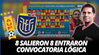 Convocatoria de la Selección Colombia  8 salieron 8 entraron Convocatoria lógica [upl. by Notlit]