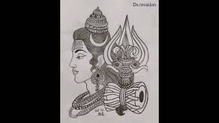 har har Mahadev divyasketchart trending shortvideo [upl. by Refinnaj]