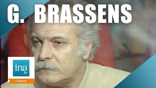 Apostrophes  Lantimilitarisme de Georges Brassens face au Général Bigeard  Archive INA [upl. by Lydnek]