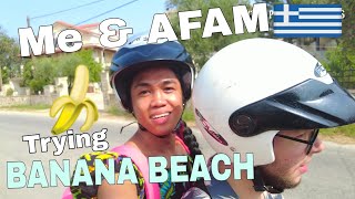 ZAKYNTHOS VLOG  Motorbike tour going ARGASSI and BANANA BEACH🍌🍌Lunch at CASA PLAYA trishaandjoost [upl. by Mikeb]