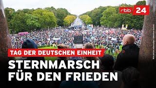 Großdemo in Berlin Bündnis quotNie wieder Kriegquot protestiert gegen Waffenlieferungen [upl. by Brick739]