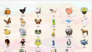 Animal names for children [upl. by Lletnahc]