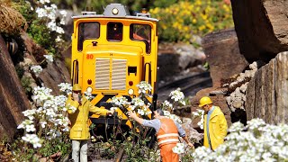 Frühlingserwachen auf der Gartenbahn mit Katze 🐱 [upl. by Ardiedak]