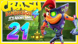 CRASH BANDICOOT 4 ITS ABOUT TIME  21 ⏱️ Giftgrüne Abenteuer auf der CortexInsel [upl. by Irami]