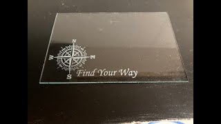 How to Laser engrave on Glass with Diode Laser [upl. by Giavani566]