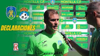 Declaraciones Molero  UP Viso  Montilla CF  Jornada 3 [upl. by Eissej]