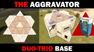 Aggravator V2  RUST DuoTrio Base Design with Trapped Loot Rooms [upl. by Jdavie299]