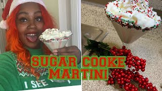 CHRISTMAS SUGAR COOKIE MARTINI [upl. by Rehpretsirhc540]