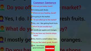 English Conversation Practice Common Sentence for Beginners Speaking EnglishListening English [upl. by Ecyal]