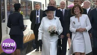 Queen travels to Paris by Eurostar for DDay anniversary [upl. by Nan]