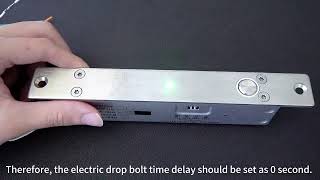 YLI Electronic Electric drop bolt with time delay design [upl. by Edurtreg]